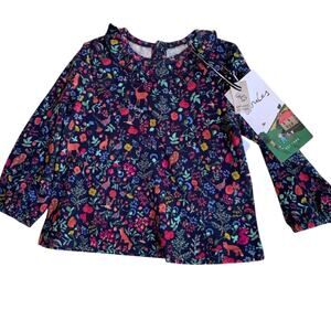 Joules NWT 3-6 mo woodsy LS shirt
